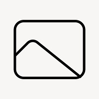 Gallery web simple icon vector picture folder