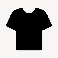 T-shirt social media icon vector in flat style