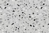 Gray background, aesthetic Terrazzo design