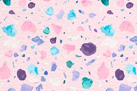 Pastel background, aesthetic Terrazzo design