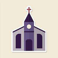 Church place of worship design element vector