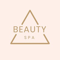 Beauty spa logo template, modern creative design vector