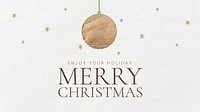 Christmas greeting vector festive background