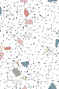 Terrazzo seamless pattern background vector  in speckled colorful pattern