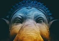 Elephant Sculpture. Trust Ganesha - The God of New Beginnings. Original public domain image from <a href="https://commons.wikimedia.org/wiki/File:Ganesha_-_The_God_of_new_beginnings.jpg" target="_blank" rel="noopener noreferrer nofollow">Wikimedia Commons</a>