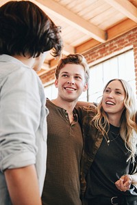 Group of diverse people in a workshop