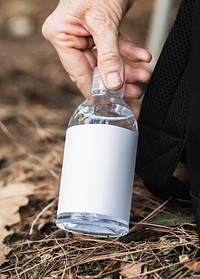 Travel size bottle with white packaging 