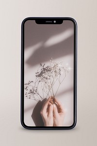 Mobile phone screen mockup product showcase