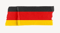 Germany's flag, washi tape, off white design