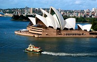 Sydney Opera House. Original public domain image from Flickr