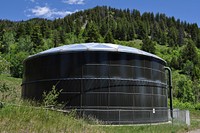 Water Storage Tank_DSC_0349935_Water Storage Tank_ North Star Utility. Caribou-Targhee National Forest. Credit: US Forest Service. Original public domain image from Flickr