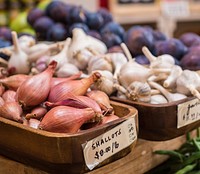 Organic shallots and garlic from Tuscarora Organic Growers (TOG) was delivered to Each Peach Market in the Washington, D.C., on Tuesday Aug 2, 2016.