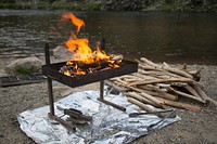 Campfire on the Middle Fork_ET5A6310Middle Fork of the Salmon River, Salmon-Challis National Forest. Forest Service photo by Charity Parks. Original public domain image from Flickr