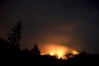 Night fires on the Mendocino National Forest, California. (Forest Service photo by Cecilio Ricardo). Original public domain image from <a href="https://www.flickr.com/photos/usforestservice/30291241988/" target="_blank" rel="noopener noreferrer nofollow">Flickr</a>