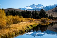 Welcome to Dynamo Pond, home to the first hydroelectric power plant in the Eastern Sierra, which supplied power for the mining camp at Bodie, now California's most famous ghost town.