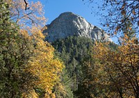 View of Tahquitz Peak from the Humber Park parking areaForest Service photo by Tania C. Parra. Original public domain image from Flickr