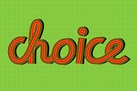 Concentric font vector choice lettering typography retro