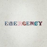 Emergency victorian style  typography font 