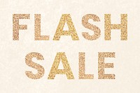 Glittery flash sale typography wallpaper background
