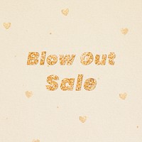 Blow out sale glitter text font