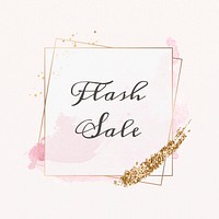 Flash sale text feminine frame