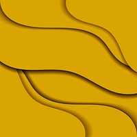 Simple curve dark yellow abstract background