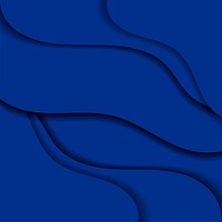 Vector abstract wavy patterned blue background