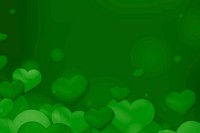 Abstract dark green heart background copy space
