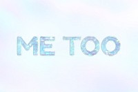 Shiny me too blue gradient holographic pastel