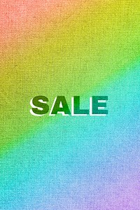 Rainbow sale word gay pride font lettering textured font
