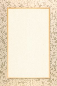 Gold frame Bohemian fabric pattern