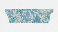 Jasmine flower washi tape journal sticker remix from artwork by William Morris