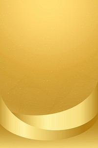 Golden background vector with metallic border