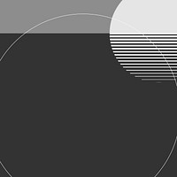 Moon geometric background psd in black and white