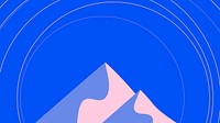 Mountain scenery aesthetic wallpaper blue