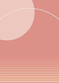 Pastel pink aesthetic background vector Swiss style