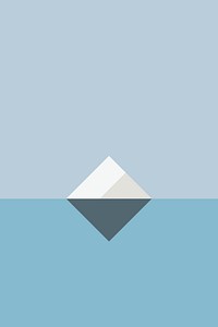 Winter blue rhombus background vector