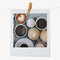 Coffee aesthetic instant photo, beverages image