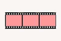 Film strip clipart, illustration. Free public domain CC0 image.