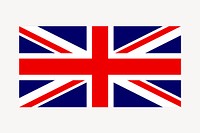 UK flag clipart, illustration psd. Free public domain CC0 image.