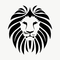 Lion head drawing, illustration vector. Free public domain CC0 image.