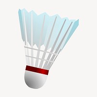 Badminton shuttlecock clipart, illustration psd. Free public domain CC0 image.