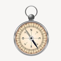 Compass clipart, illustration psd. Free public domain CC0 image.