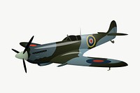 Fighter aircraft clipart, illustration vector. Free public domain CC0 image.