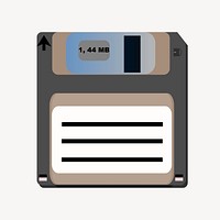 Floppy disk clipart, illustration psd. Free public domain CC0 image.