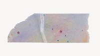 Aesthetic pastel washi tape design on white background