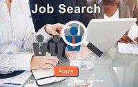 Jobs Recruitment Employment Human Resources Website Online Concept