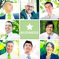 Portrait of Multiethnic Business People Outdoors