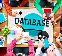 Database Online Storage Technology Concept