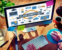 Cloud Computing Connection Networking Concept
